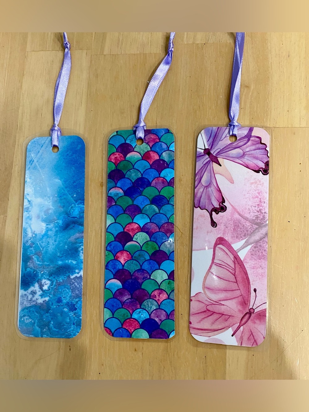 Butterfly & Ocean Bookmark Set